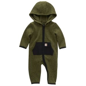 Nwt Carhartt long sleeve zip front coverall onesie 6 months green